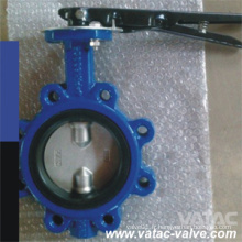 NBR / EPDM / PTFE Soft Seat Lug papillon Valve